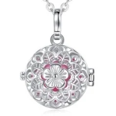 Bola de grossesse avec pendentif fleur de pêche