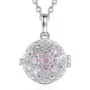 Bola de Grossesse: Collier Fleur et Boule Rose